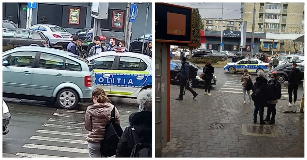 Tanarul de 16 ani a fost lovit de masina de politie pe trecerea de pietoni
