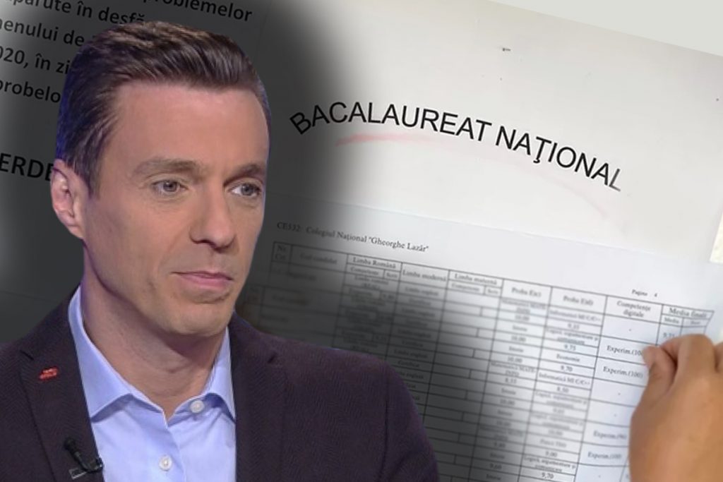 Ce notă a luat Mircea Badea la BAC. Materia care i-a dat bătăi de cap. După contestație a obținut o notă mai mică