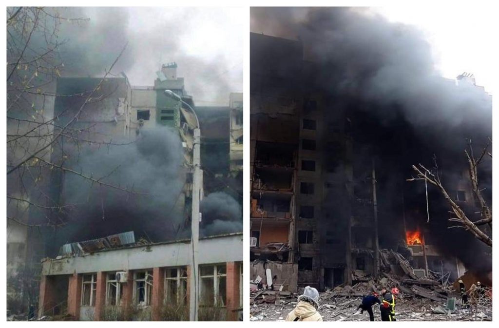 Dezastrul făcut de ruși în orașul Cernihiv din Ucraina, dezvăluit de imagini din satelit. „Rușii continuă atacurile aeriene sistematice”