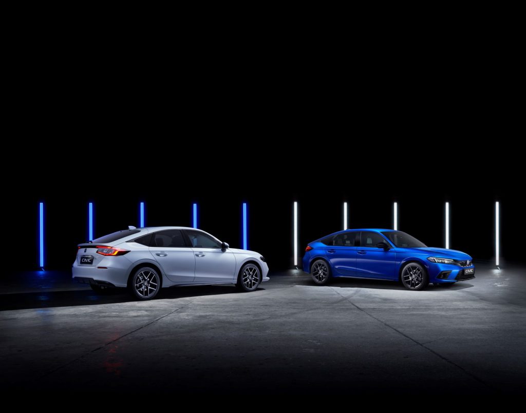 Premieră: noua generație Honda Civic e:HEV. Modelul nipon are un sistem de propulsie hibrid de 183 CP