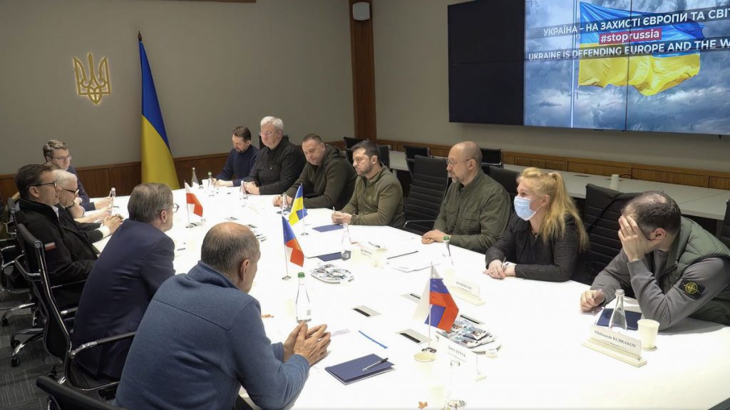 Prim-miniștri străini, vizită în Kiev, în premieră de la declanșarea războiului. Volodimir Zelenski: „Este un semn puternic de sprijin”