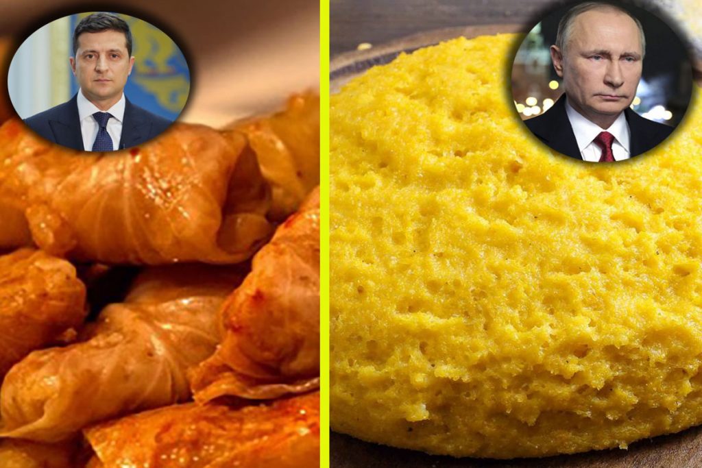 Un restaurant din România are în meniu sarmale Zelenski și mămăliga Putin. Cât costă fiecare