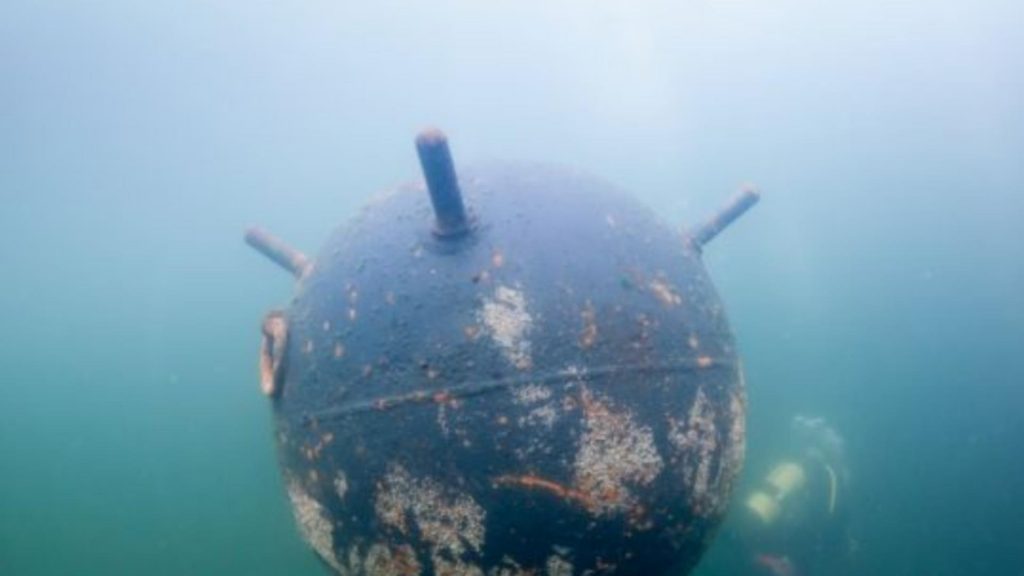 Minele din Marea Neagra contin o cantitate mare de explozibil