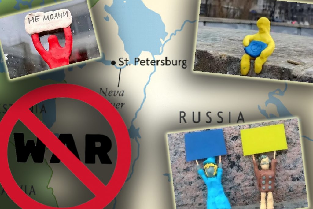 Cum protestează rușii împotriva războiului. Modalitatea găsită de locuitorii din Sankt Petresburg