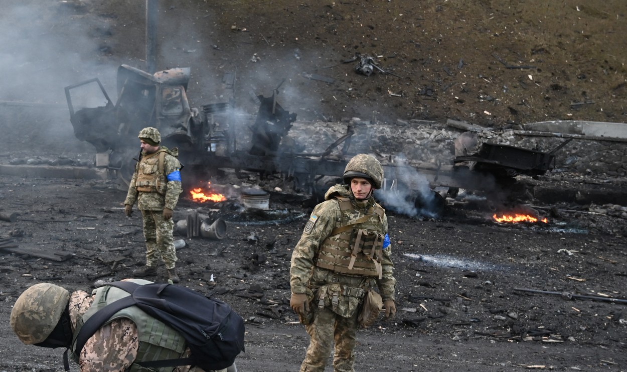 Kiev, tinta trupelor din Rusia. Ce se intampla cu convoiul de blindate care se indrepata spre capitala Ucrainei