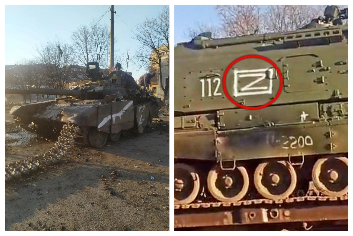 Litera Z de pe tancurile rusesti, interzisa