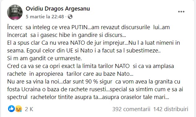 Ce plan ar avea Vladimir Putin în România. Un specialist face analiza acţiunilor liderului