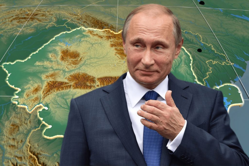 Clădirea din România pe care a apărut chipul lui Vladimir Putin. Acum se cere interzicerea totală