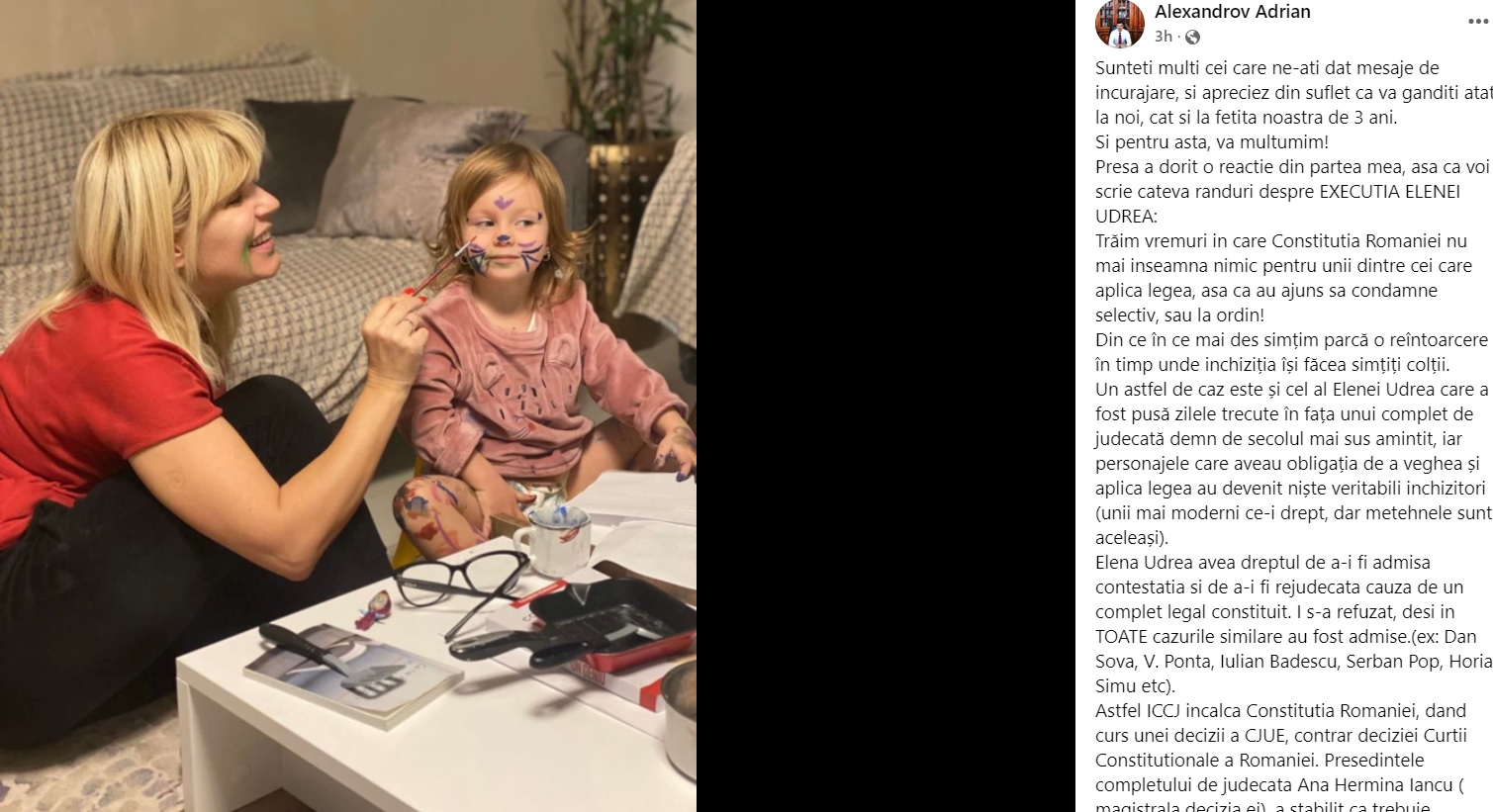 Cum și-a vărsat nervii Adrian Alexandrov după condamnarea Elenei Udrea. Mesajul s-a răspândit repede