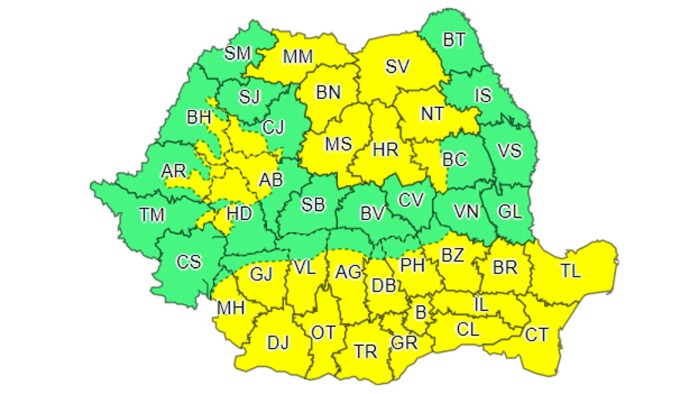 Fenomenul meteo care lovește România. Jumătate din țară va avea de suferit