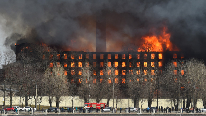 Incendiu Rusia