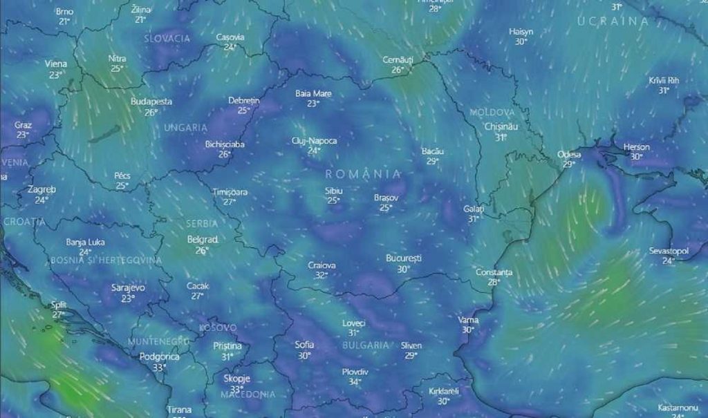 Modificare importantă în starea vremii în România. Se întâmplă până joi, la ora 9.00