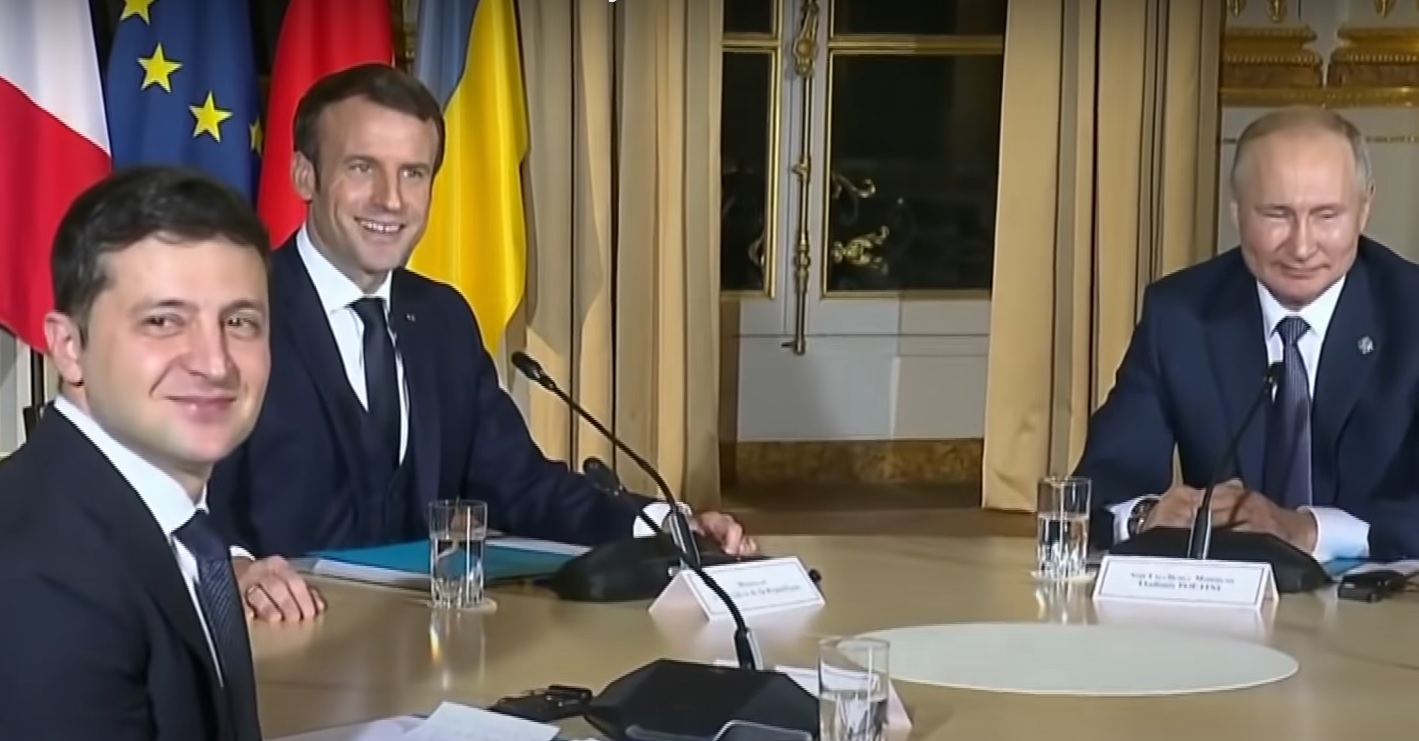 Putin si Zelenski, pentru prima data fata in fata