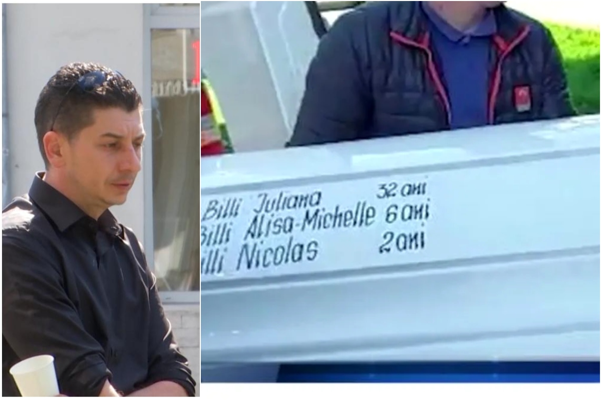Ce s-a întâmplat la înmormântarea mamei din Timișoara și a celor doi copii ai săi