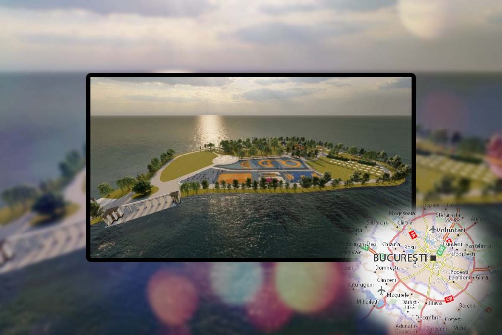 Cea mai mare plajă artificială din România, construită în Bucureşti. Cum va arăta Plaja Îngerilor