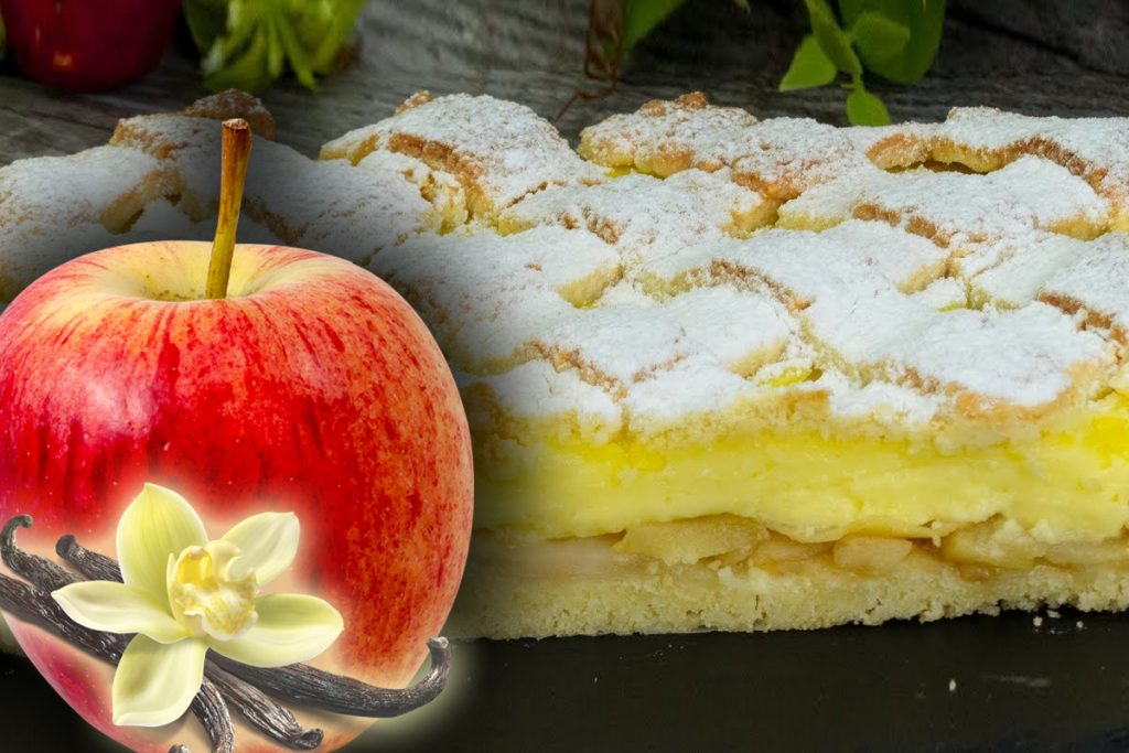 Prăjitură cu măr și vanilie, deliciul bucătăreselor. Cum îți iese pufoasă