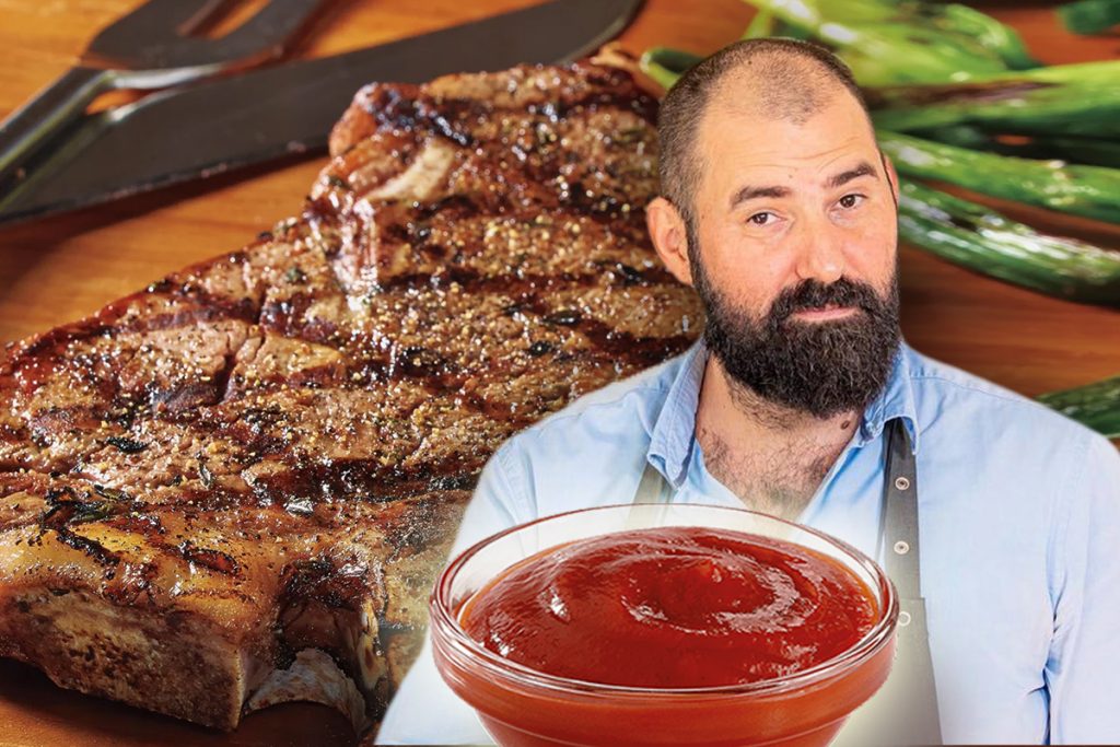 Rețeta de sos roșu a lui chef Adi Hădean. Merge perfect pentru carnea la grătar