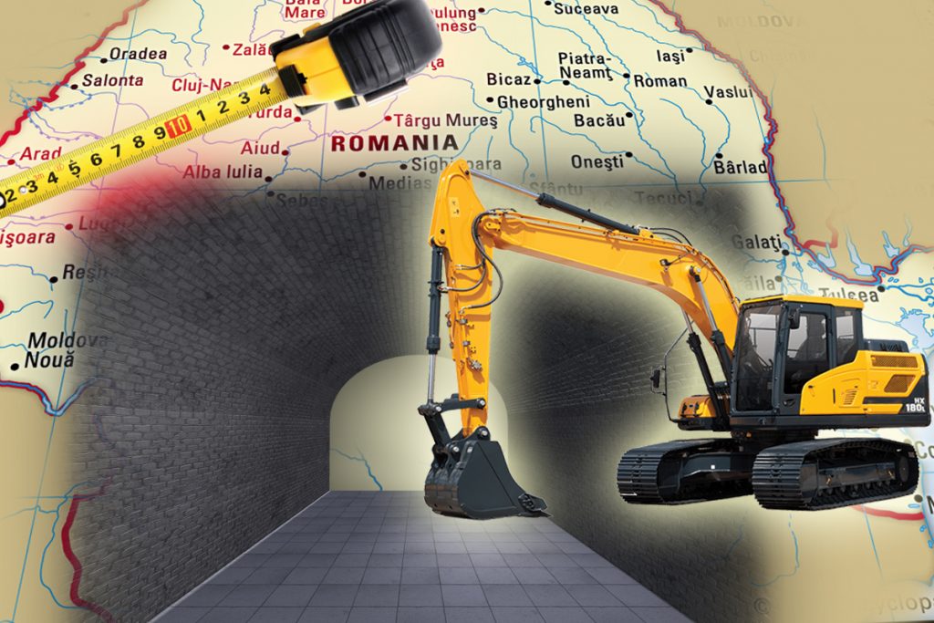 Se construieşte cel mai lung tunel din România. Zona în care se va săpa şi lungimea totală