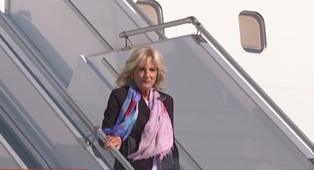 Jill Biden a ajuns in Romania