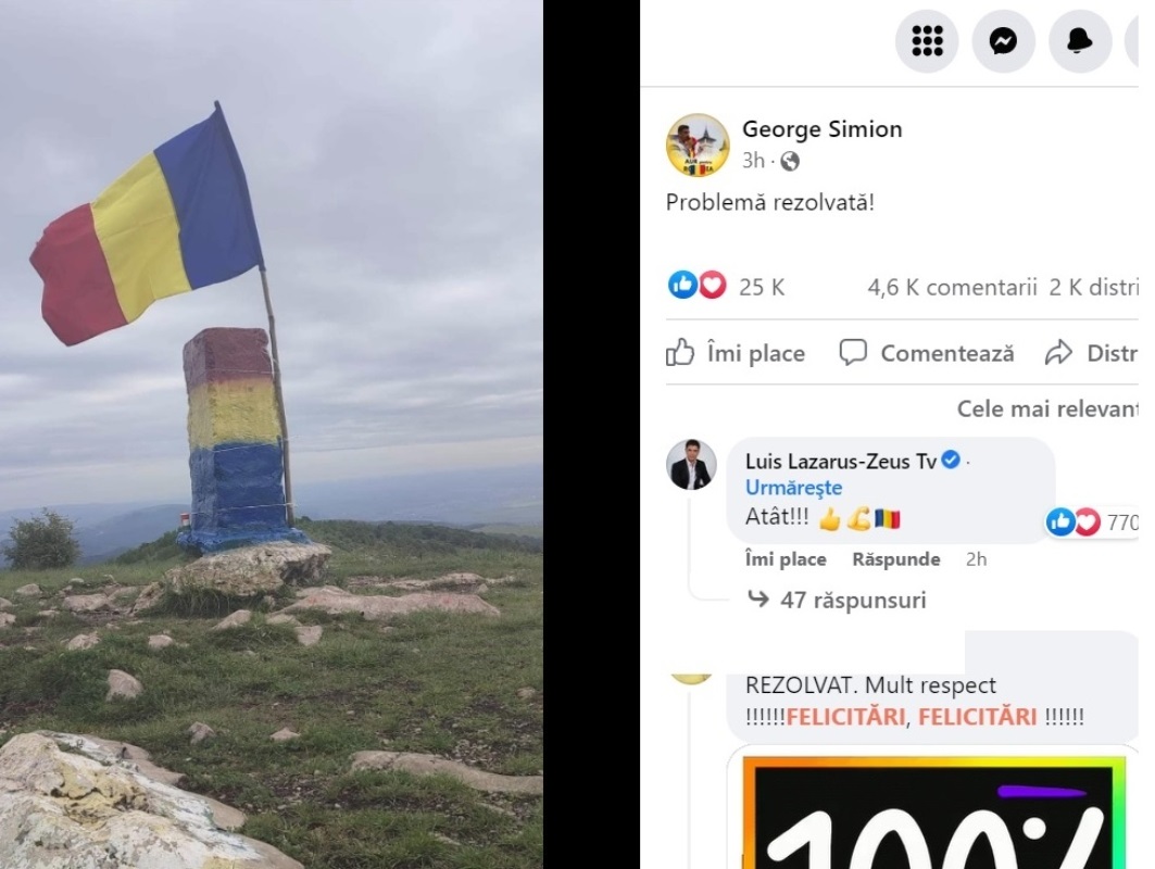 Ce s-a intamplat cu Piatra Secuiului, borna in culorile Ungariei cu care s-a fotografiat presedinta tarii vecine