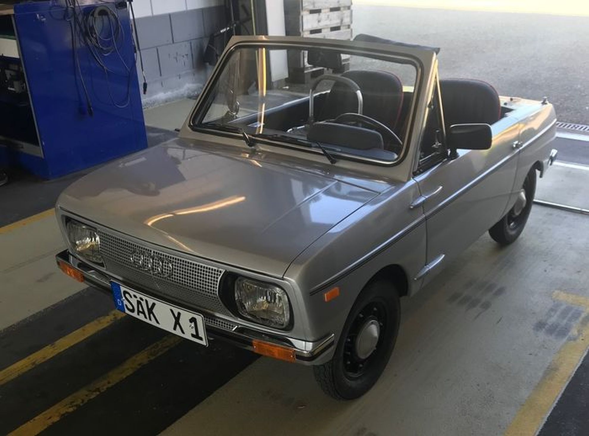 O mașină unică poate fi cumpărată la licitație: deși se numește Audi X1 modelul electric din 1983 nu a fost produs la Ingolstadt