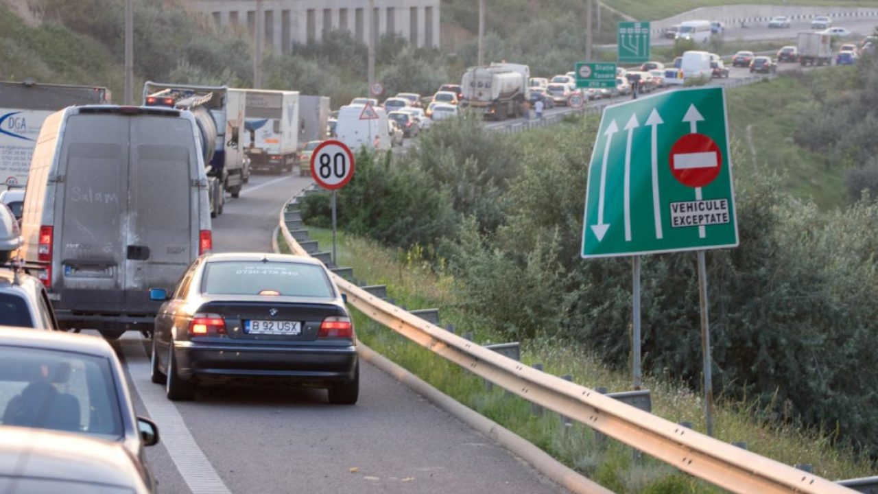 Autostrada Soarelui, inchisa luni noaptea la kilometrul 13, sensul spre Bucuresti