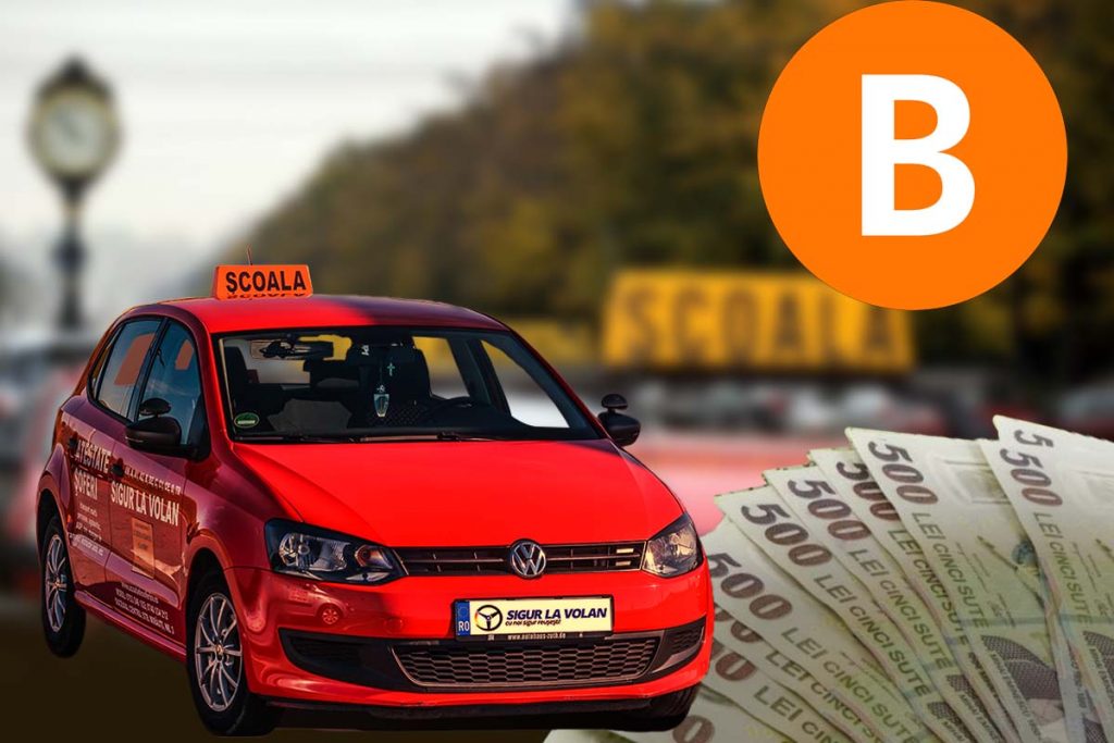 Cât costă școala de șoferi categoria B 2022. Taxele pe care trebuie să le plătești dacă vrei să dai de permis