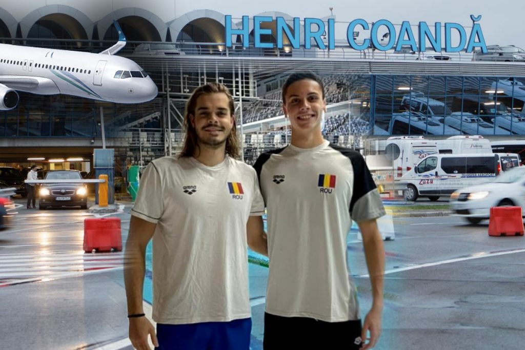 David Popovici și Robert Glință au revenit în România. Sportivii, copleșiți de felicitări. „Mândru că sunt contemporan cu tine”