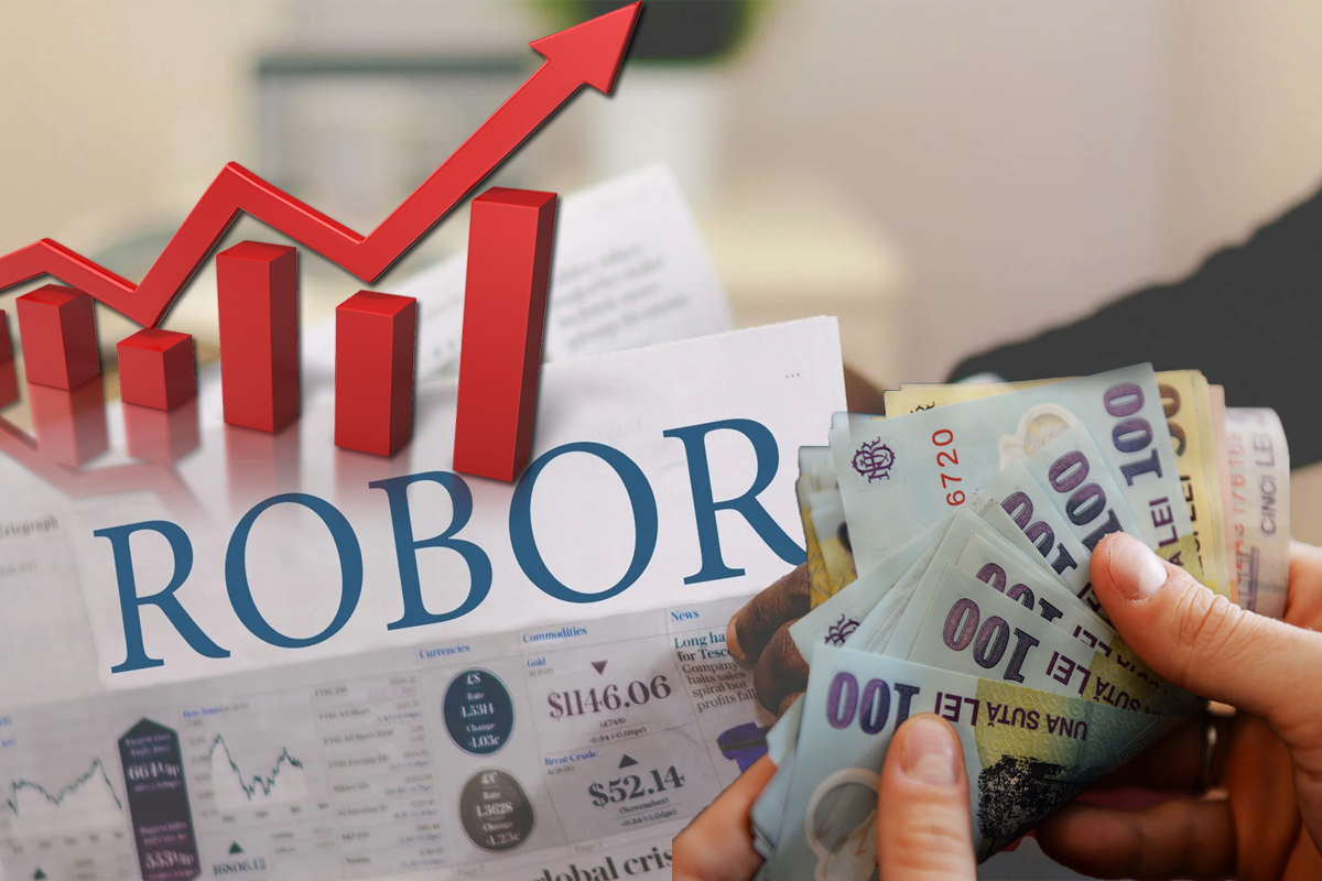 Indicele ROBOR la trei luni a crescut din nou. Valoarea la care a ajuns