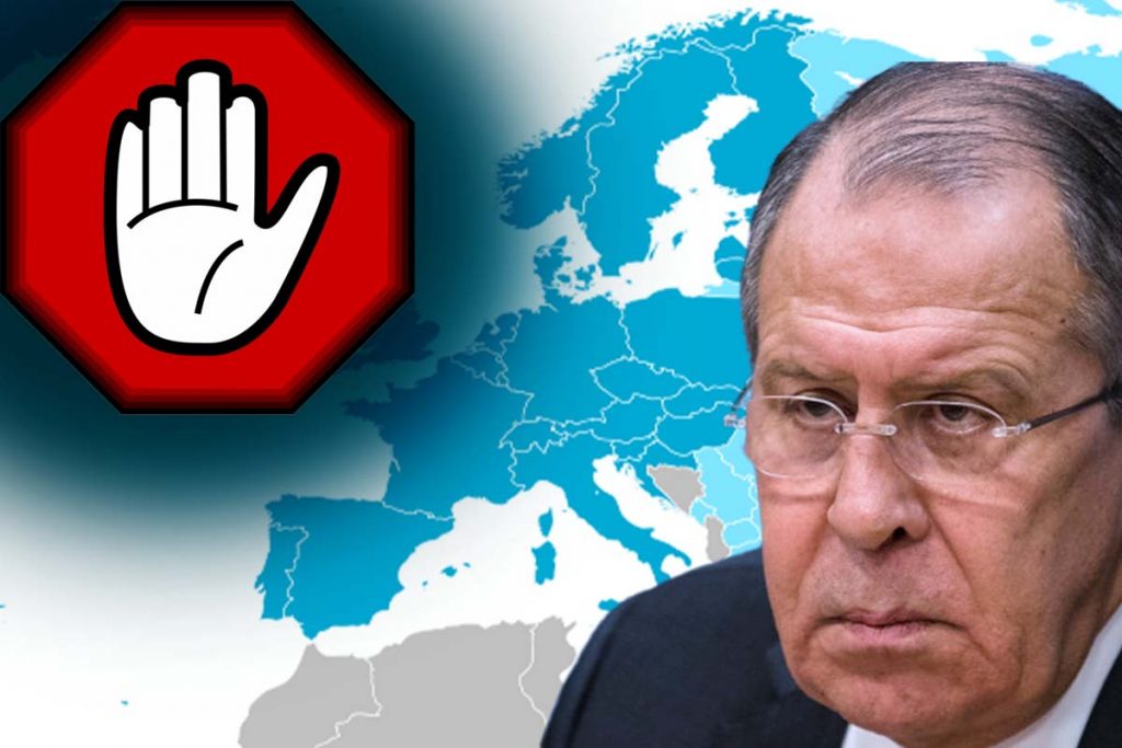 O nouă lovitură pentru Rusia. Ministrul rus de Externe, blocat de trei state europene
