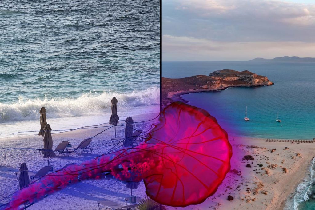 Plajele din Grecia pe care să le eviţi. Sunt pline de meduze, nu vrei să îţi strici vacanţa