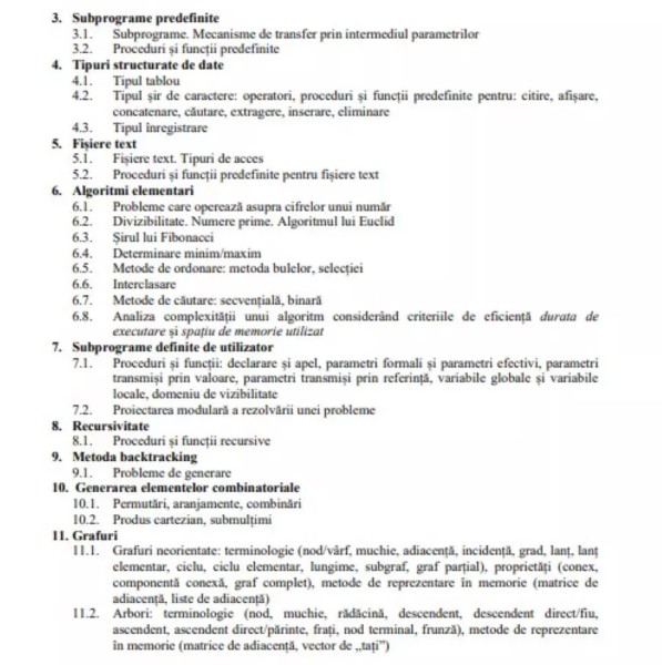 Programa informatica BAC 2022. Ce trebuie sa stie elevii care sustin examenul