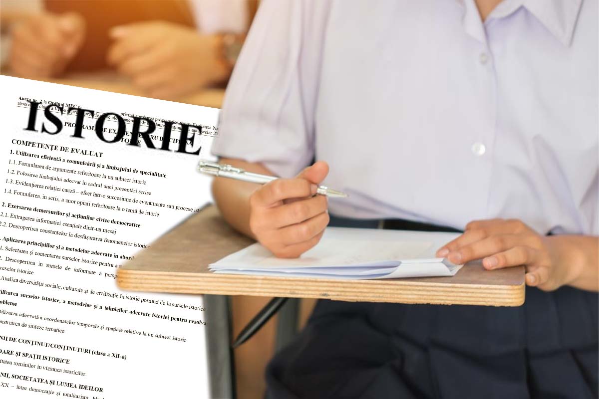 Programa istorie BAC 2022