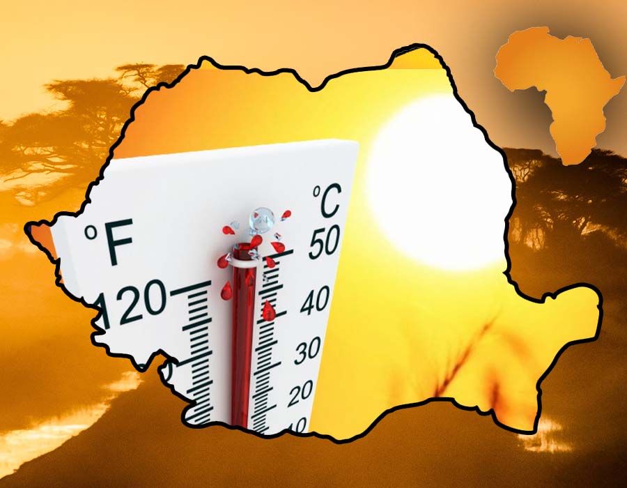 România, afectată de un val de căldură african. La ce valori urcă temperaturile termometrelor