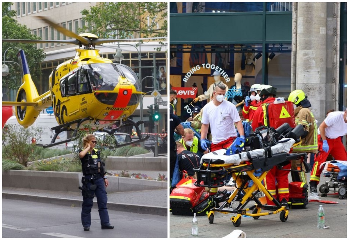 Berlin. Cel putin un mort si mai multi raniti dupa ce o masina a intrat intr-o multime de oameni