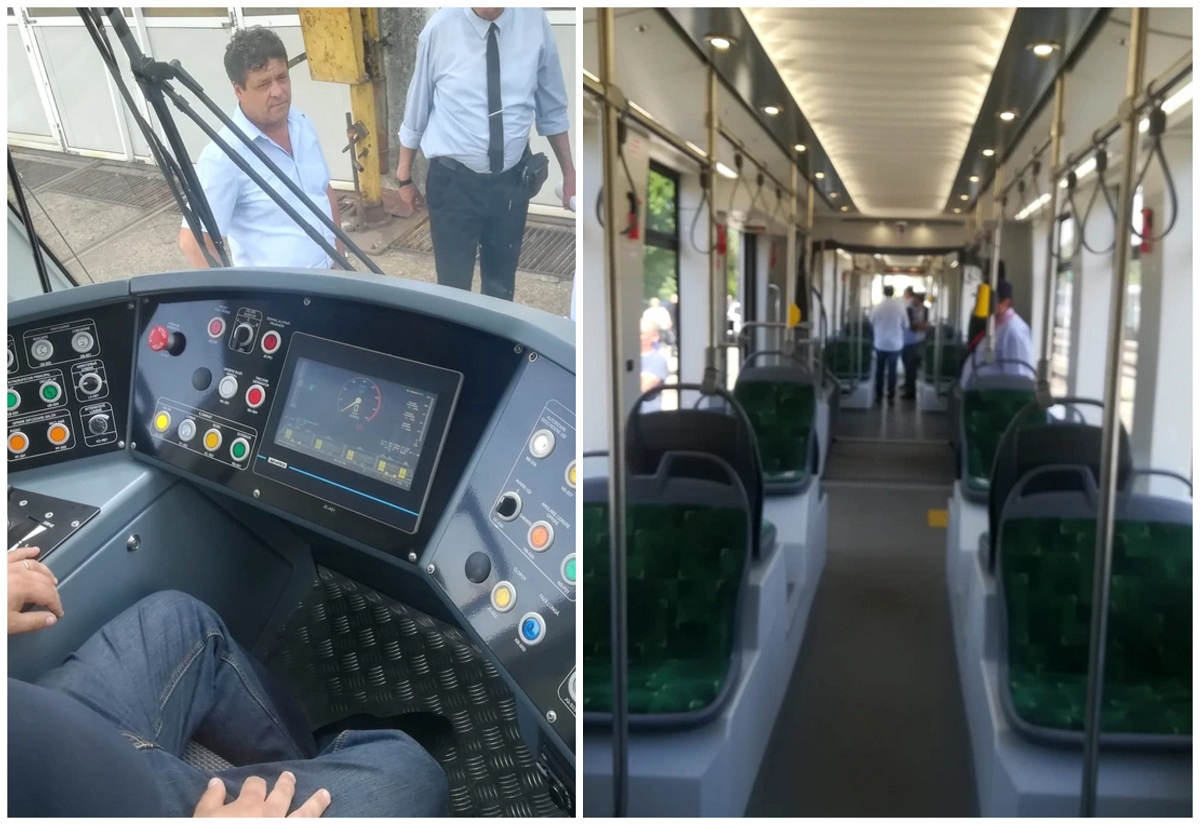 Cum arata tramvaiul gigant cu care vor calatori bucurestenii