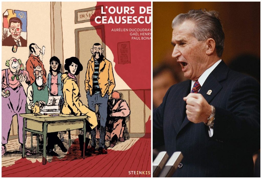 „Ursul lui Ceaușescu” face furori în Franța. Banda desenată prezintă ultimele ore ale regimului comunist din România
