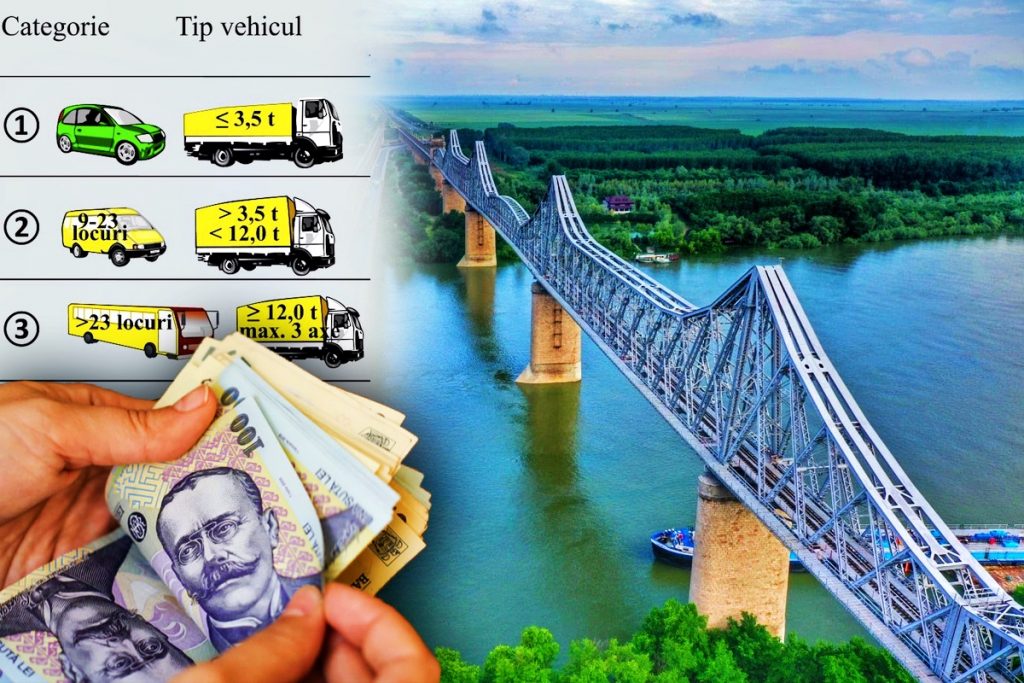 Cât costă taxa de pod Fetești în 2022. Cum se poate plăti și ce amendă riști dacă uiți să o achiți