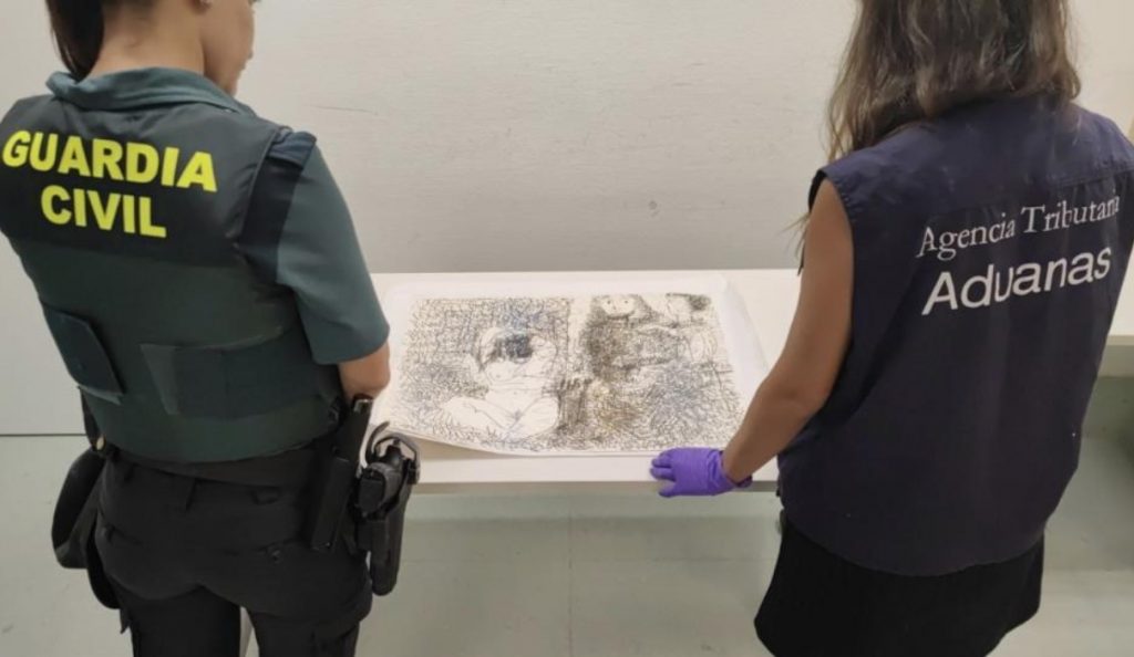 O schiță aparținând lui Pablo Picasso, descoperită pe aeroportul din Ibiza. Cum a ajuns lucrarea de valoare în bagajul unui pasager