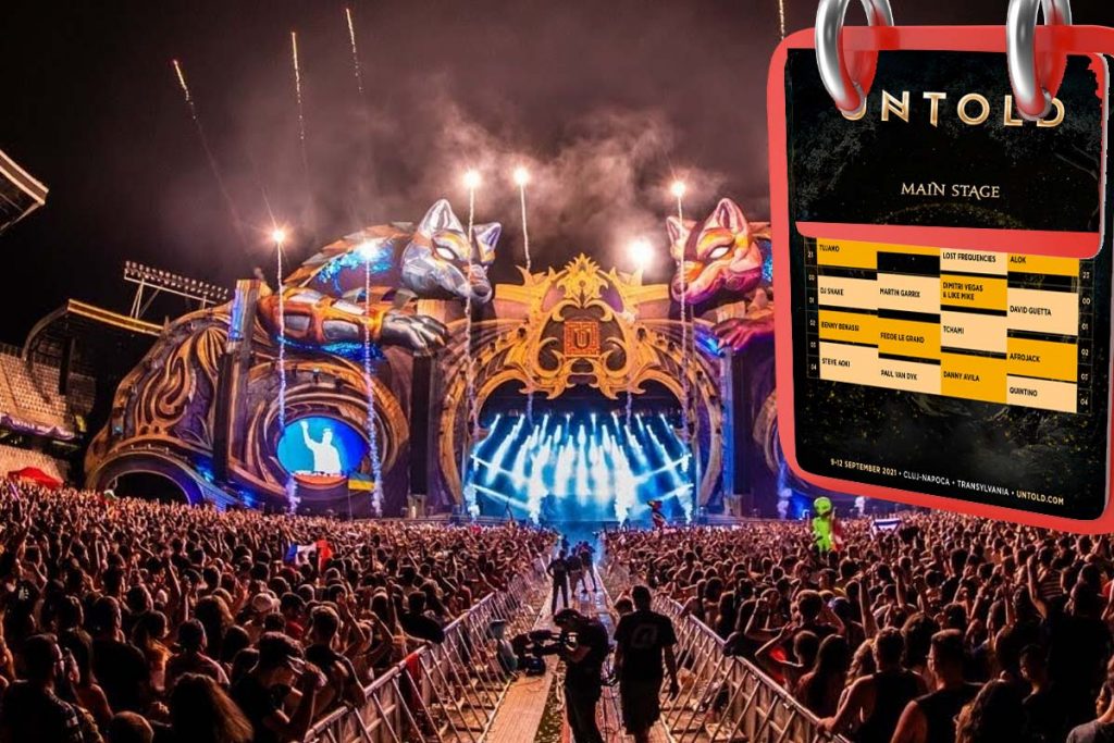 Programul pe zile la Untold 2022. Ce artiști de top urcă pe scena de la Cluj-Napoca
