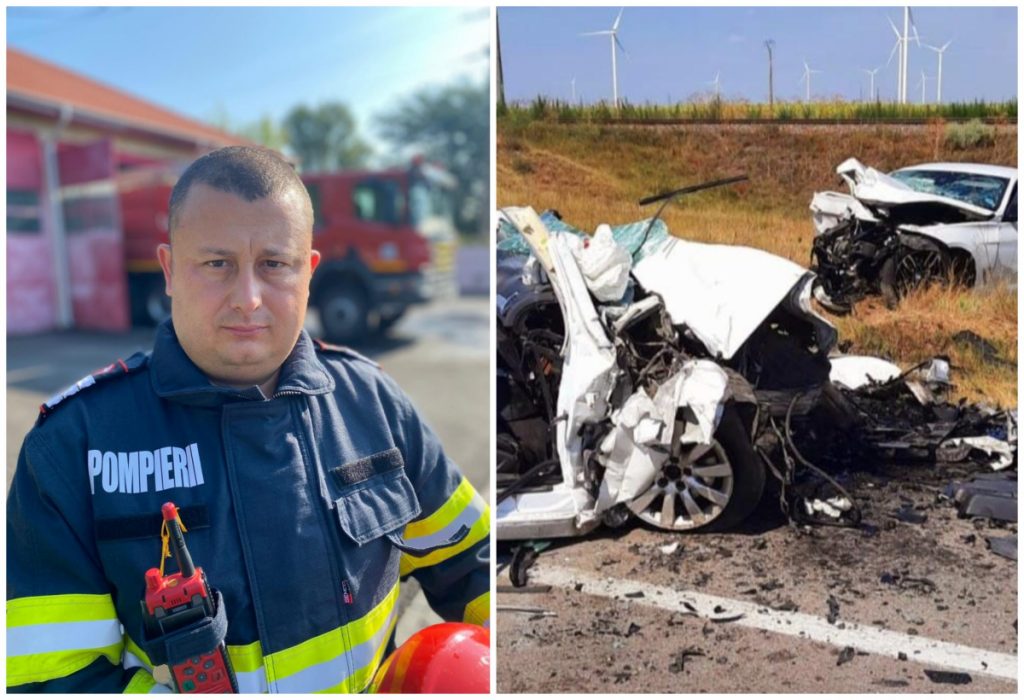 Reacția unui pompier când și-a sunat colegii la 112 pentru un accident cu victime. „Când am ajuns, era cu ochii-n lacrimi”
