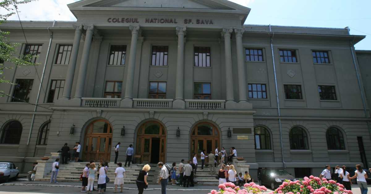 Top 10 licee din Bucuresti in 2022, dupa media de admitere. Tot Sf Sava ramane pe primul loc, cum e situatia pe tara 1