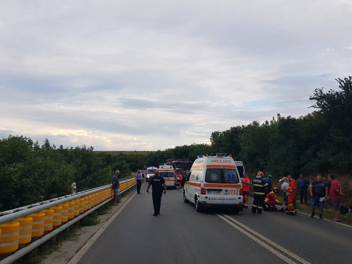 Accident rutier teribil pe DN 6