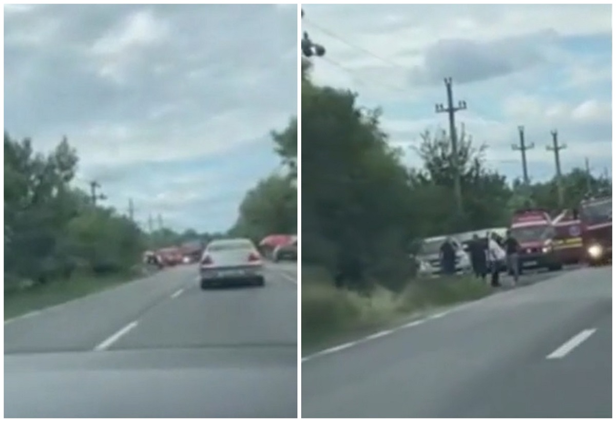 Accident langa Bucuresti