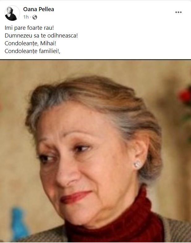 A murit Camelia Zorlescu. Îndrăgita actriţă avea 84 de ani