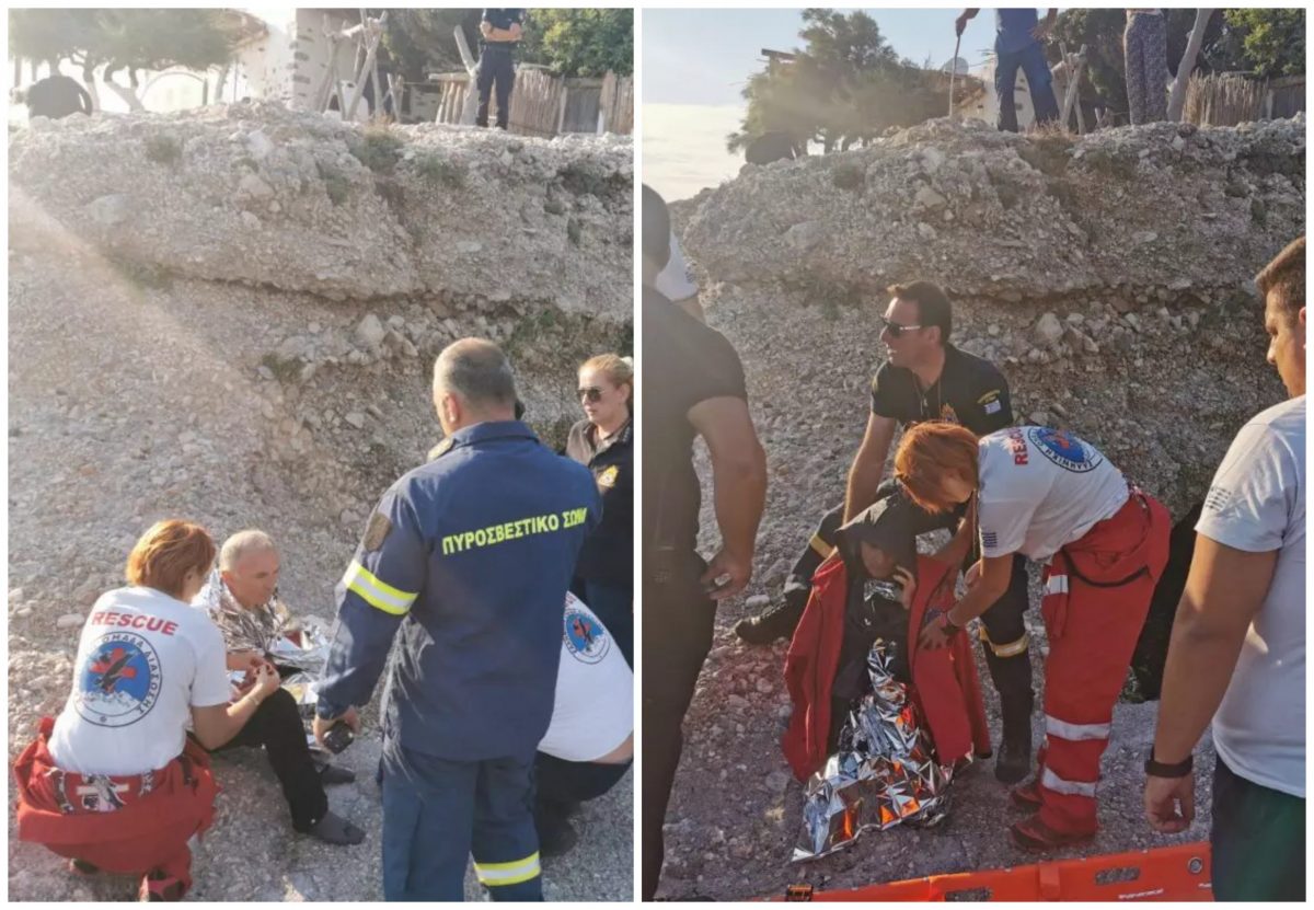 Imagini cu pilotul roman prabusit cu elicopterul in Grecia