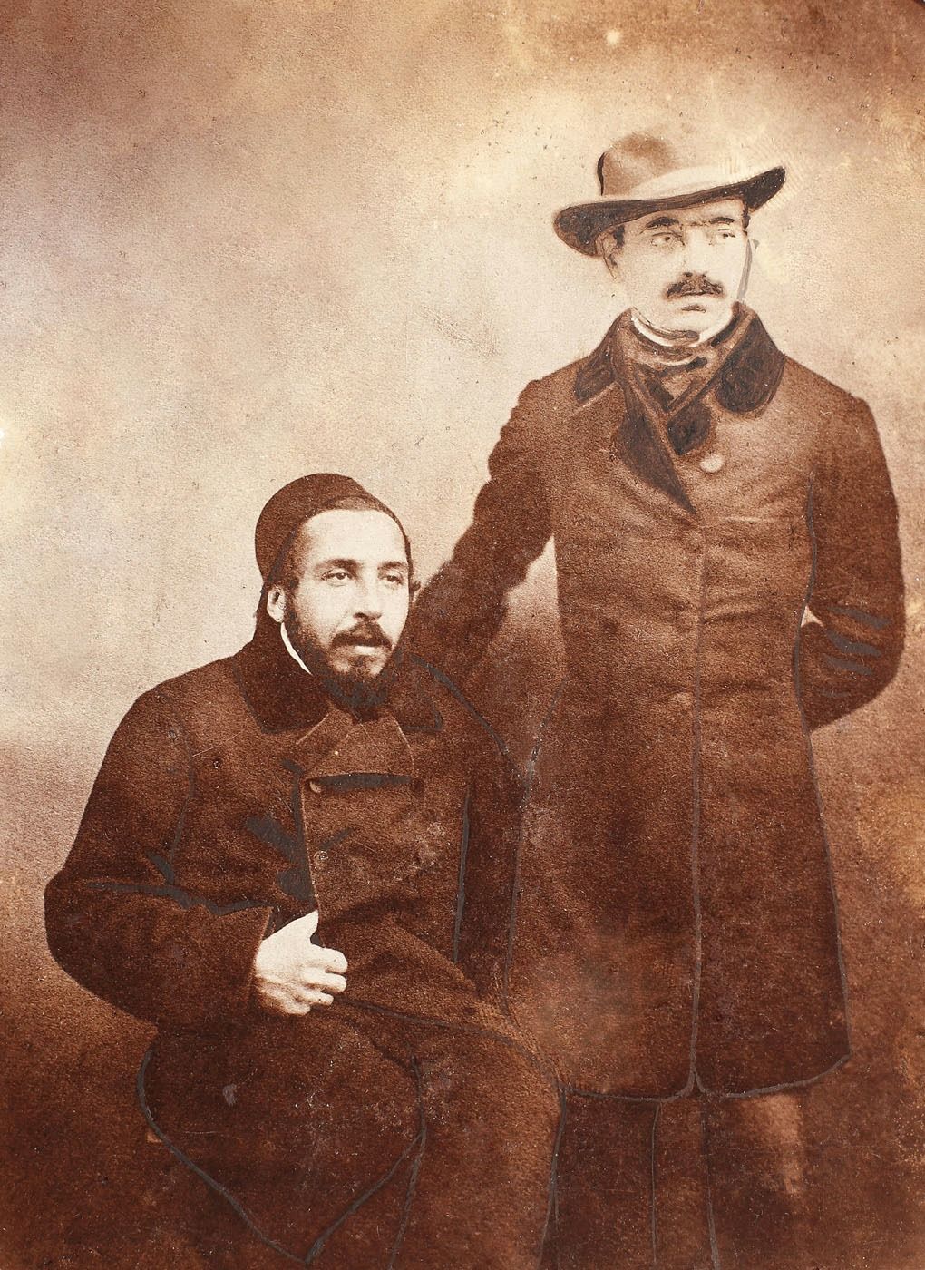 Ion Ghica si Vasile Alecsandri la Istambul in 1855