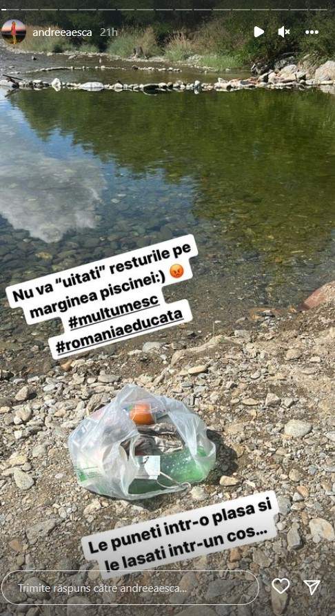 Andreea Esca, suparata pe romani. Gestul care a facut-o sa rabufneasca