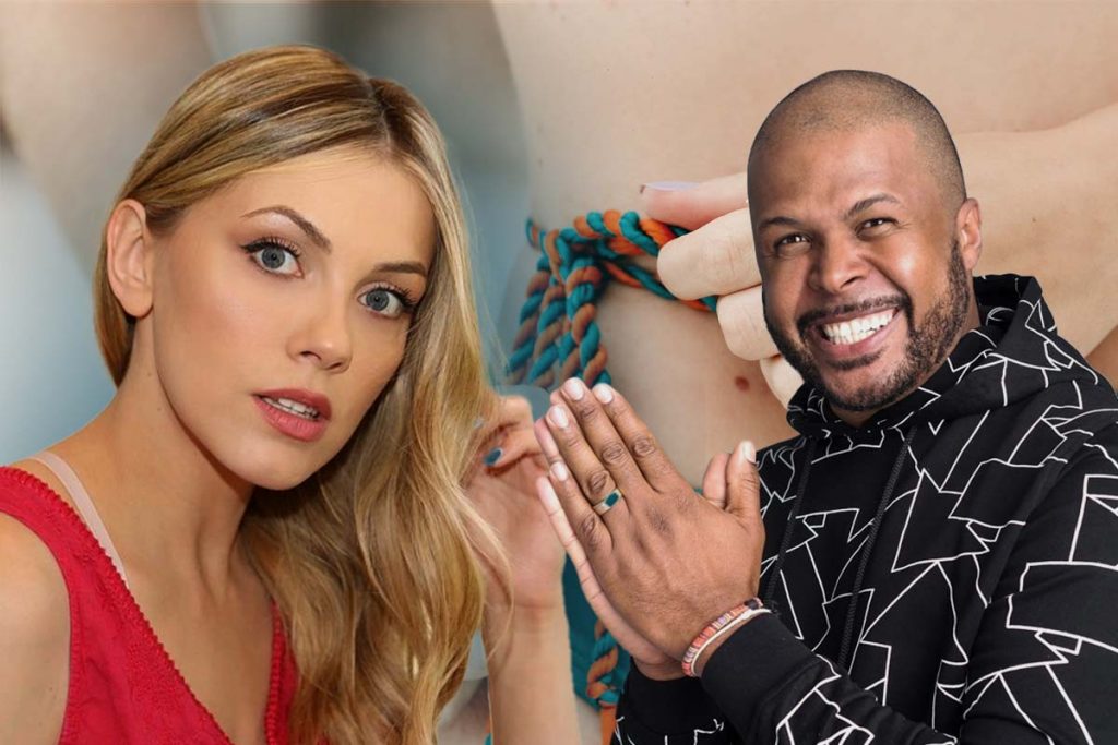 Andreea Ibacka arată spectaculos în costum de baie. Cabral are de ce să fie mândru