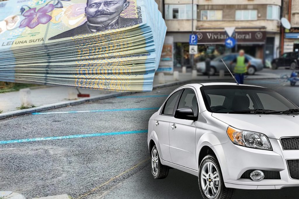 Cât costă un abonament pentru locurile de parcare trasate cu albastru, în București. Tariful perceput este în funcție de zonă